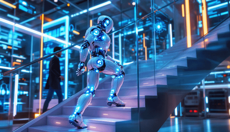 불규칙한 지면과 계단을 걷는 첨단 휴머노이드 로봇