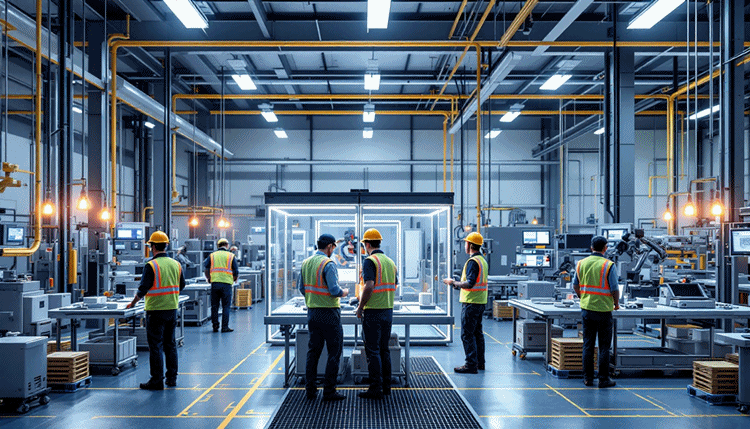 협동로봇 도입이 효과적인 제조 공정 예시: 조립, 용접, 검사, 포장 작업 환경